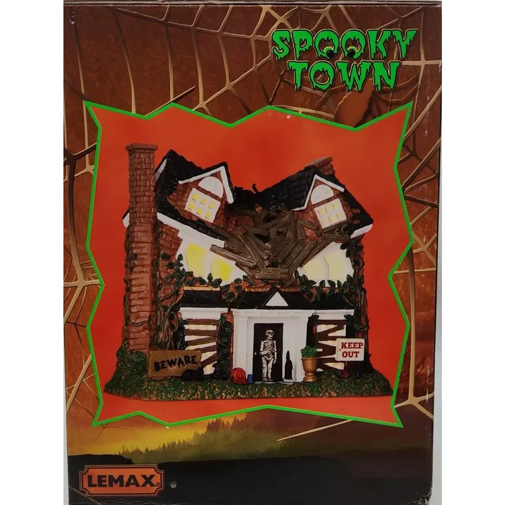 Lemax Spooky Town 2016 Monster On Maple Halloween Village #65076 Rare Retired